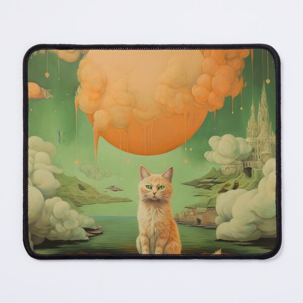 Item preview, Surreal Cat Art designed and sold by KookyStudioArt.