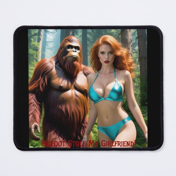 Item preview, Bigfoot Stole My Girlfriend! designed and sold by FatCatStudios.