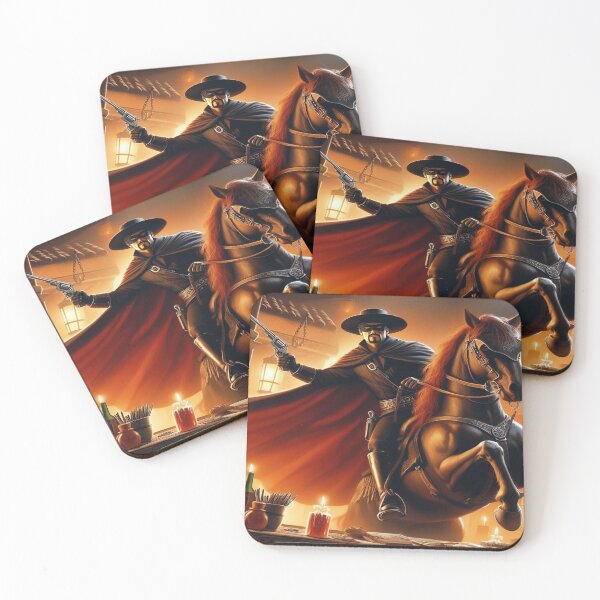 Item preview, Zorro with his horse designed and sold by Expressions-Sel.
