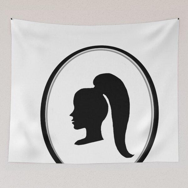Item preview, girl with high ponytail 3 designed and sold by paintingshouse0.
