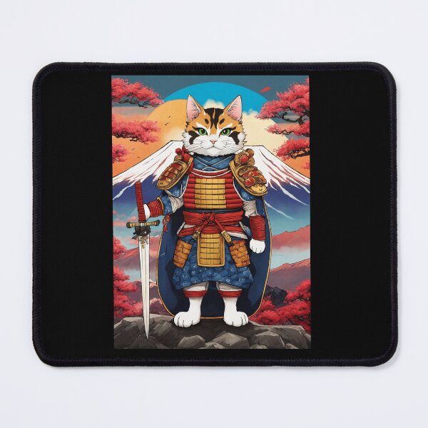 Item preview, Samurai Cat with Katana designed and sold by Magical-bear.