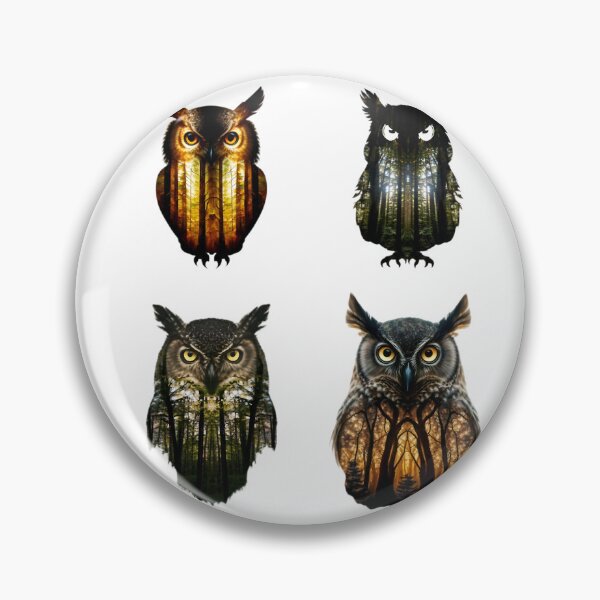 Item preview, Wild Owls Bundle designed and sold by PlanetMarker.