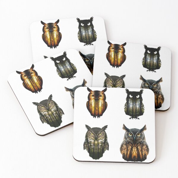 Item preview, Wild Owls Bundle designed and sold by PlanetMarker.