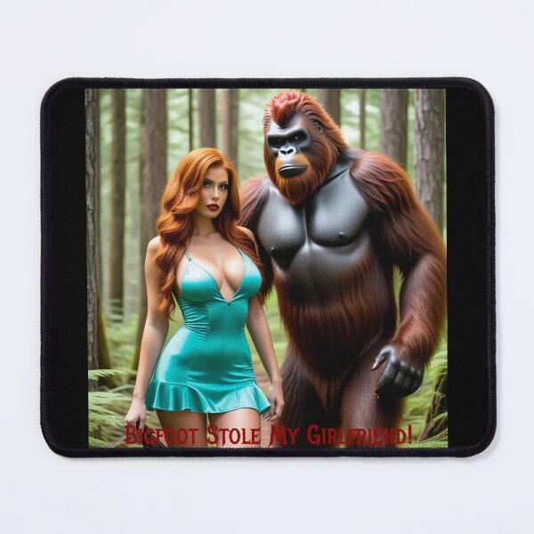 Item preview, Bigfoot Stole My Girlfriend! designed and sold by FatCatStudios.
