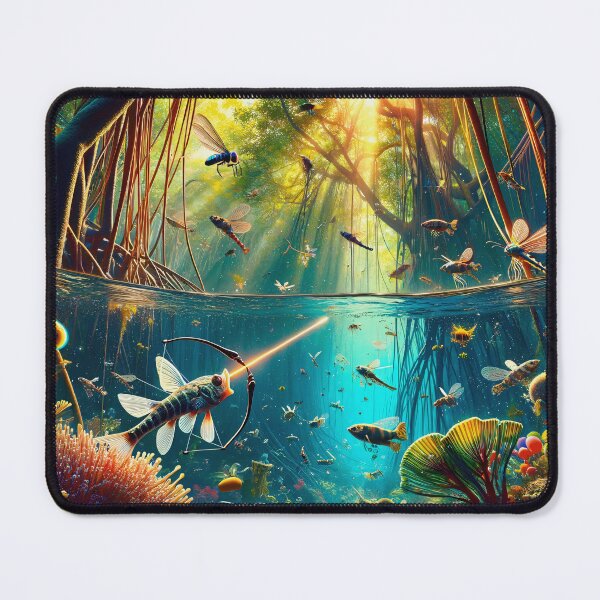 Item preview, The Archer Fish Hunts from the Water designed and sold by FoodForEyes.