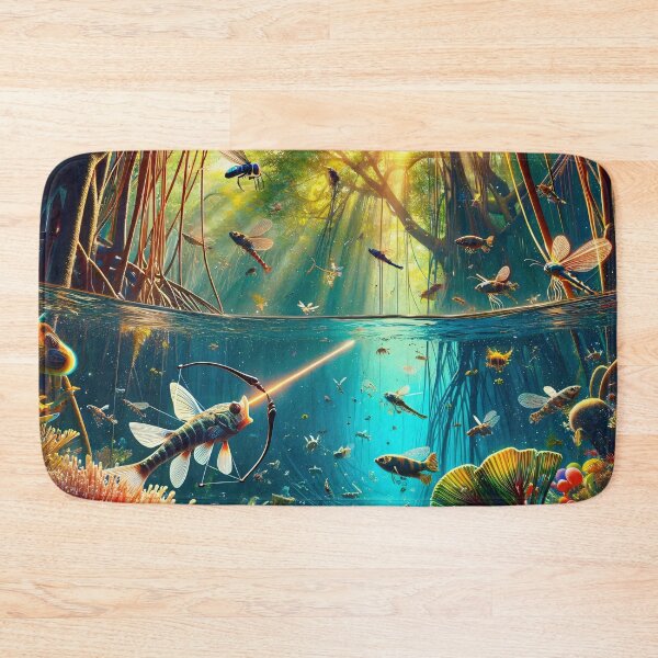 Item preview, The Archer Fish Hunts from the Water designed and sold by FoodForEyes.
