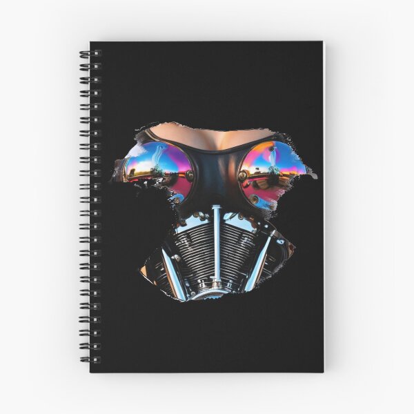 Item preview, Big V-Twin Motorcycle Engine Female Body Ripped Open Shirt designed and sold by shutterrudder.