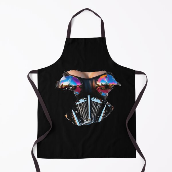 Item preview, Big V-Twin Motorcycle Engine Female Body Ripped Open Shirt designed and sold by shutterrudder.
