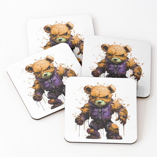 Item preview, Orange cyborg teddy bear robot from the future designed and sold by OdinsBigBeard.