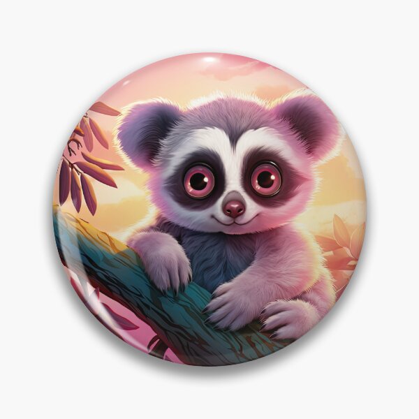 Item preview, Enchanting Loris Dreams: Y2K Rainbow Slow Loris Apparel and Accessories - Embrace the Magical Slothfulness! designed and sold by ChromaKins.
