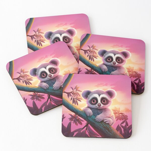 Item preview, Enchanting Loris Dreams: Y2K Rainbow Slow Loris Apparel and Accessories - Embrace the Magical Slothfulness! designed and sold by ChromaKins.