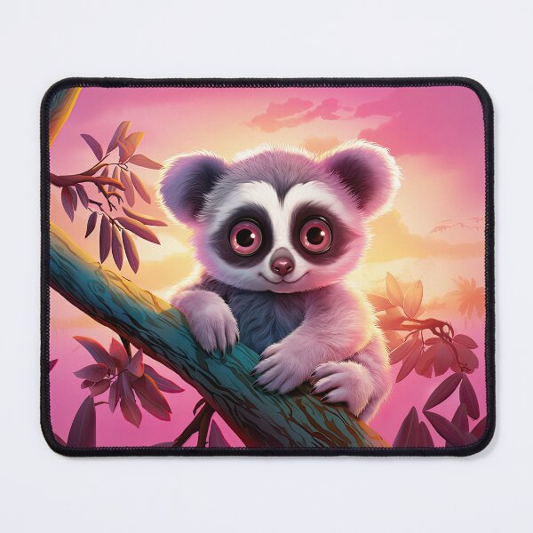 Item preview, Enchanting Loris Dreams: Y2K Rainbow Slow Loris Apparel and Accessories - Embrace the Magical Slothfulness! designed and sold by ChromaKins.