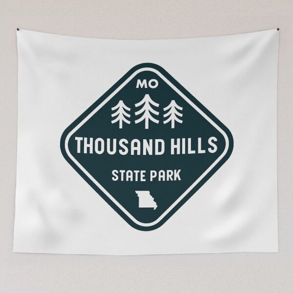Item preview, Thousand Hills State Park Missouri Rhombus designed and sold by bivenart.