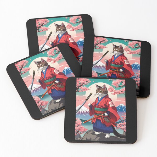Item preview, Samurai Cat with Catana designed and sold by Magical-bear.