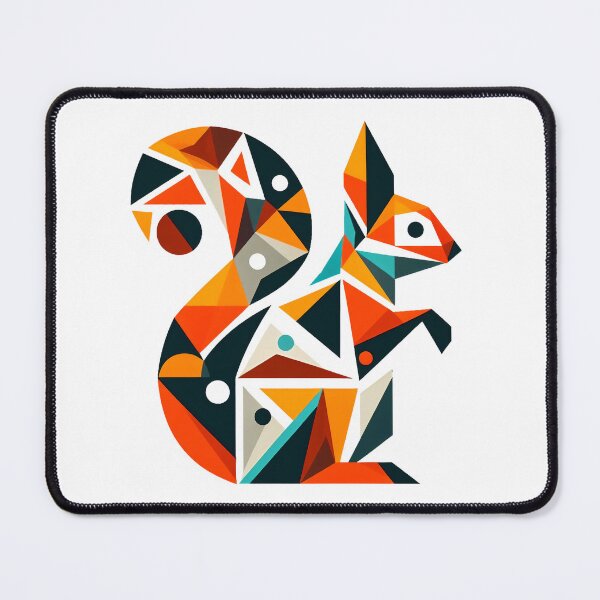 Item preview, Geometric squirrel designed and sold by Alibeyoglu.