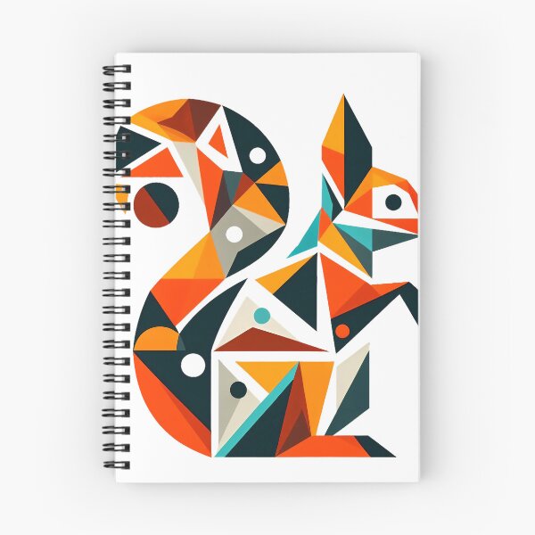 Item preview, Geometric squirrel designed and sold by Alibeyoglu.