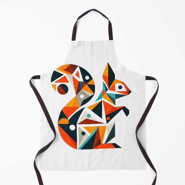 Item preview, Geometric squirrel designed and sold by Alibeyoglu.