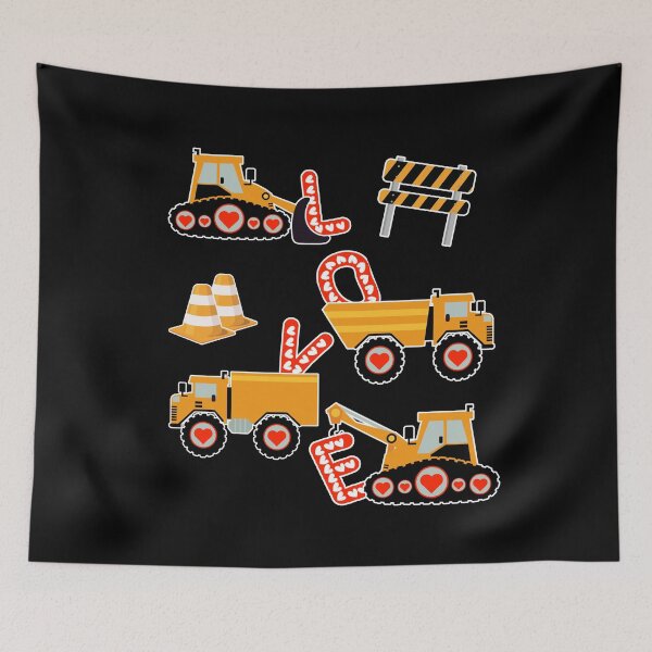 Item preview, Construction Truck Valentines Cute Gift For Kids designed and sold by Chmielayka.
