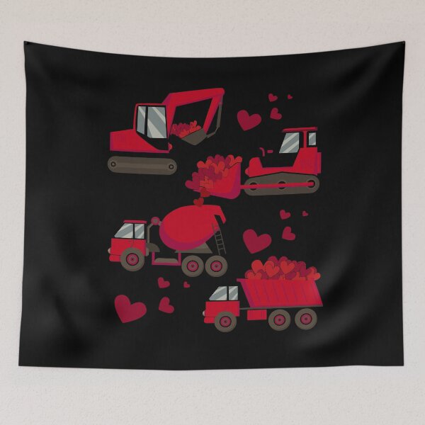 Item preview, Construction Truck Valentines Cute Gift For Kids designed and sold by Chmielayka.