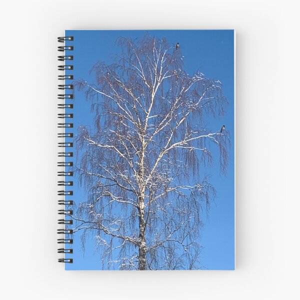 Item preview, Pájaros posados en el árbol, un cielo azul claro en el fondo designed and sold by Designfs.