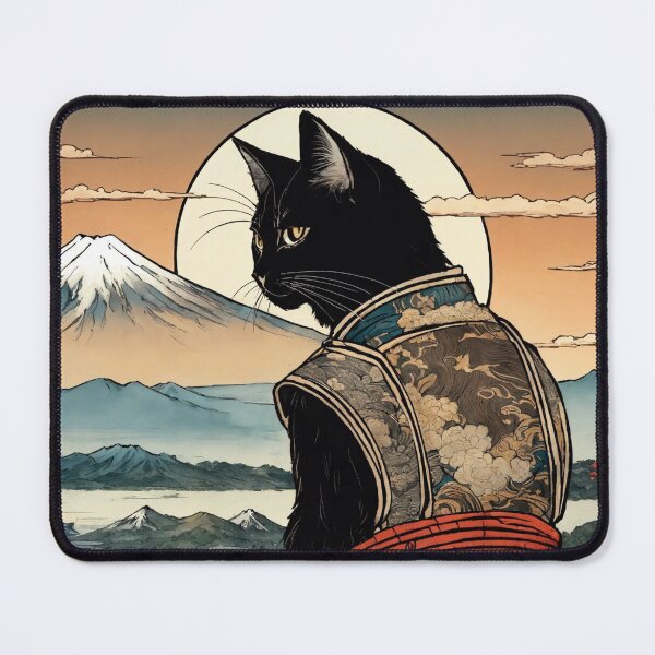 Item preview, Japanese Samurai is enjoying the mounty fuji scenery designed and sold by Magical-bear.