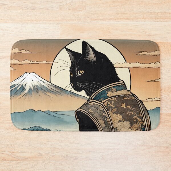 Item preview, Japanese Samurai is enjoying the mounty fuji scenery designed and sold by Magical-bear.