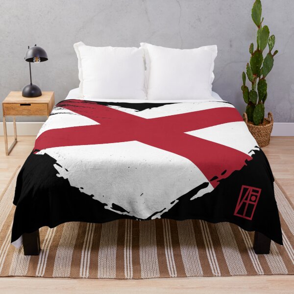 Item preview, U.S. state - I Love Alabama - Alabama flag designed and sold by ArtProjectShop.