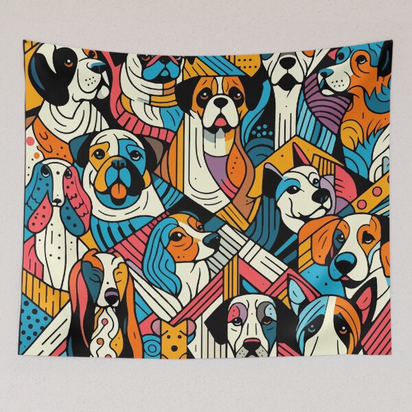 Item preview, Festival of Colors in the Canine World designed and sold by Gacram.