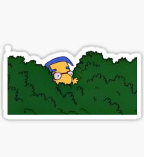 milhouse creepin Sticker
