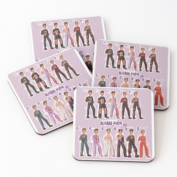 Item preview, alvaro mayo ot2023 - pack stickers 1/2 - galas designed and sold by wolfieposey-9.