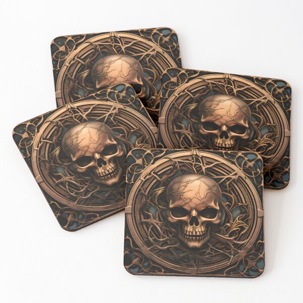 Item preview, Gothic Skull and Roses Design - Unique Floral  designed and sold by PandaTShirtShop.