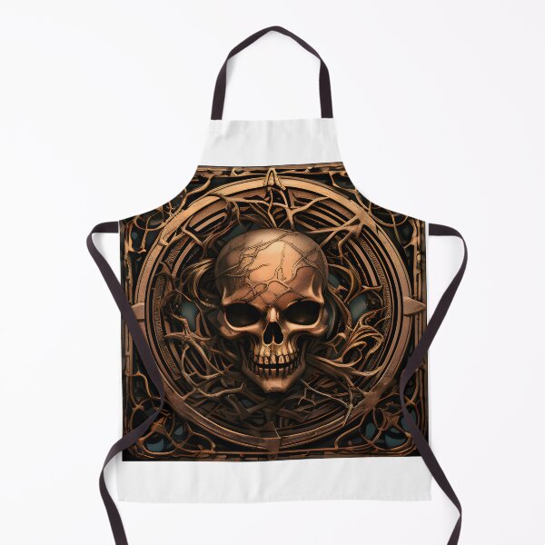 Item preview, Gothic Skull and Roses Design - Unique Floral designed and sold by PandaTShirtShop.