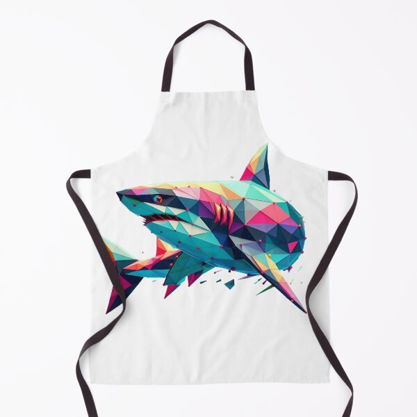 Item preview, Geometric shark designed and sold by Alibeyoglu.