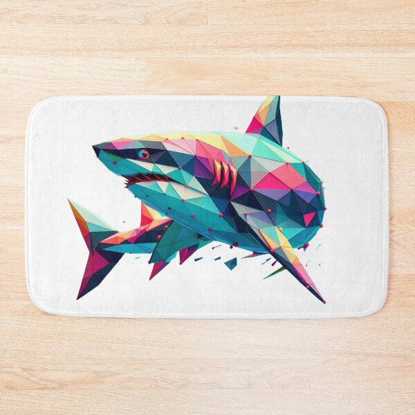 Item preview, Geometric shark designed and sold by Alibeyoglu.