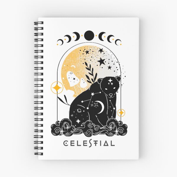 Item preview, Celestial animal Bear designed and sold by MonochromeEcho.