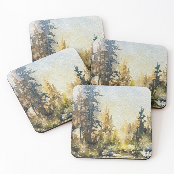 Item preview, Watercolor Landscape Painting - original by Krista Robertson designed and sold by Krista Robertson.