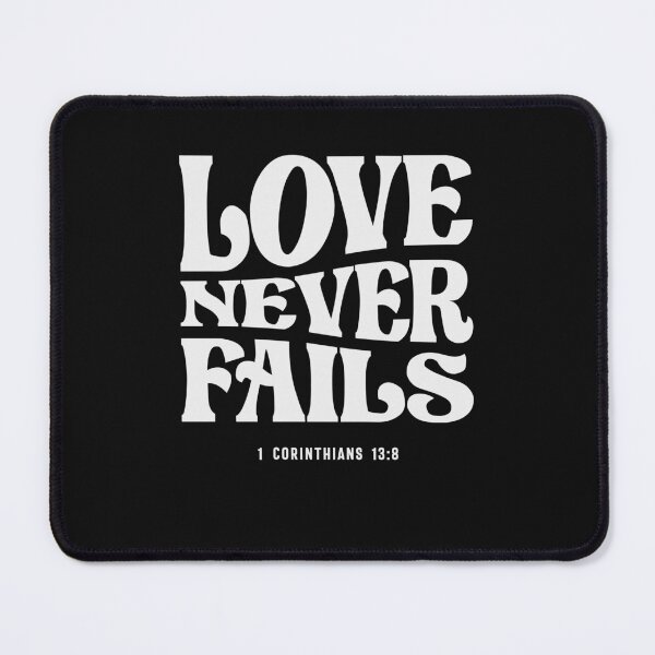 Item preview, Love Never Fails 1 Corinthians 13:8 Bible Verse Christian designed and sold by cidolopez.
