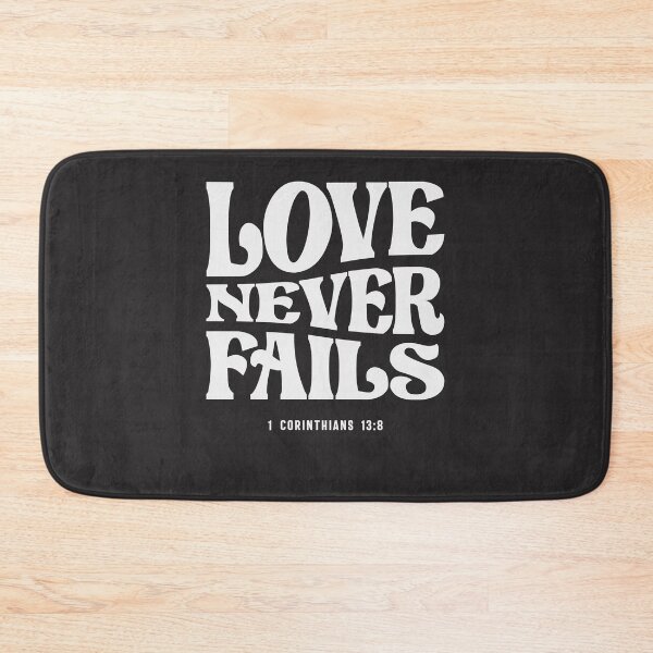 Item preview, Love Never Fails 1 Corinthians 13:8 Bible Verse Christian designed and sold by cidolopez.