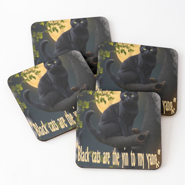 Item preview, Black Cats Are The Yin To My Yang designed and sold by Ramzadeen.