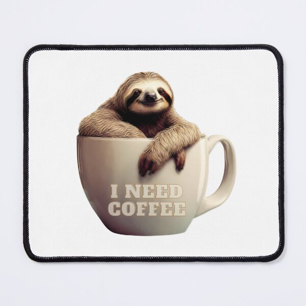 Item preview, Cute Sloth Mug Gifts For Coffee Lovers Who Love Coffee and Funny Sloths designed and sold by Cuteanimalgifts.