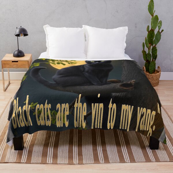 Item preview, Black Cats Are The Yin To My Yang designed and sold by Ramzadeen.