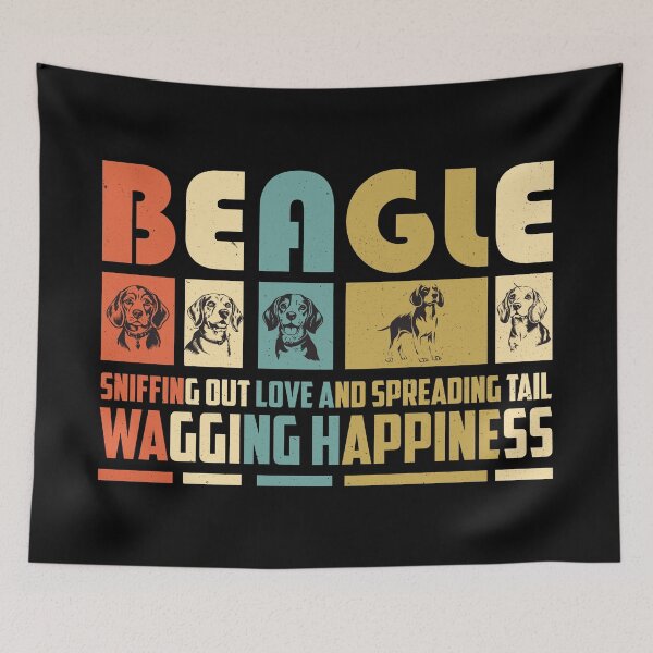 Item preview, Vintage Beagle Dog Quote Design designed and sold by Hansani Nuwanmini Jayawickrama.