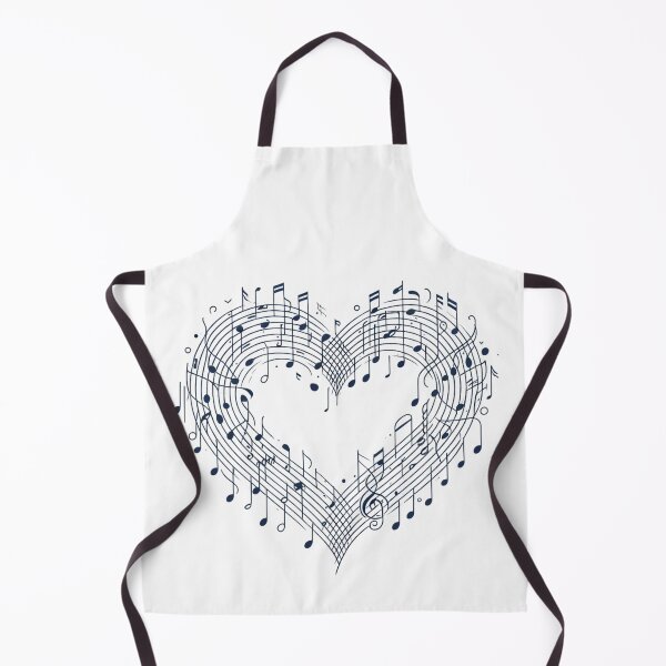 Item preview, Melodic Love - Heart-Shaped Music Notes designed and sold by SADStyleDesigns.