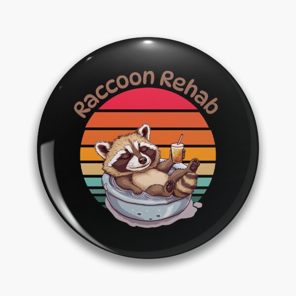 Item preview, Joyful Raccoon in Jacuzzi Sticker - Relaxation and Recreation Therapy Delight designed and sold by zax454.