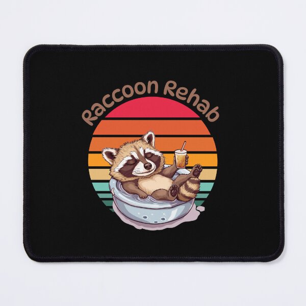 Item preview, Joyful Raccoon in Jacuzzi Sticker - Relaxation and Recreation Therapy Delight designed and sold by zax454.