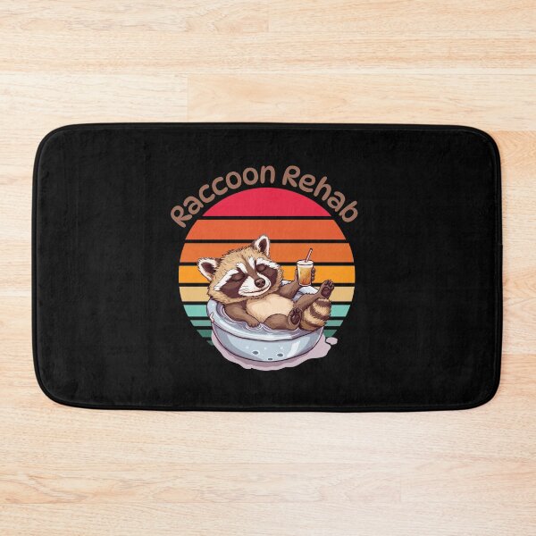 Item preview, Joyful Raccoon in Jacuzzi Sticker - Relaxation and Recreation Therapy Delight designed and sold by zax454.