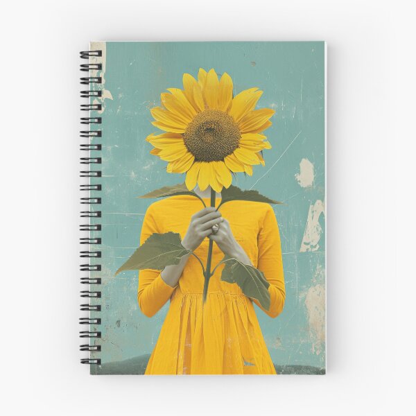 Item preview, Vintage girl holding a big sunflower  designed and sold by Plant-shop.