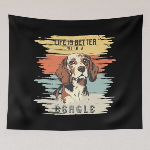 Item preview, Beagle Dog Vintage Design designed and sold by Hansani Nuwanmini Jayawickrama.