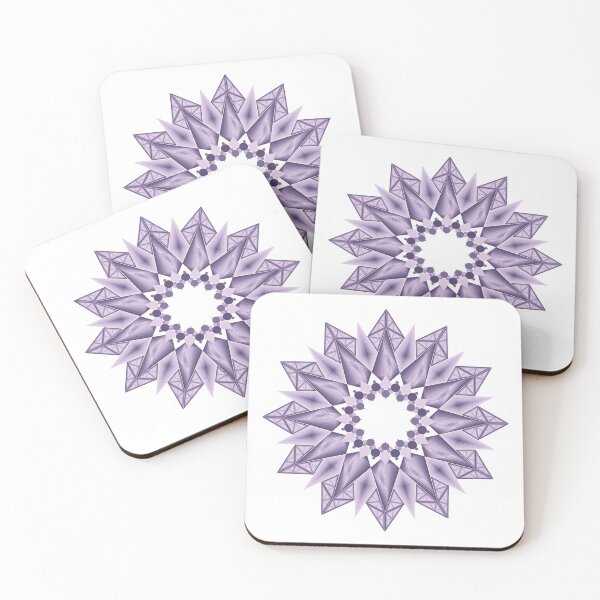 Item preview, Lavendar Spikey Starburst - Geometric designed and sold by DHTDesigns.