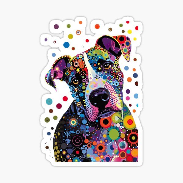 Item preview, Ornate Cute Pitbull designed and sold by Yogimeister.